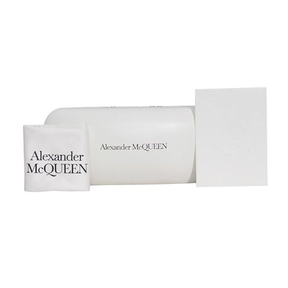 NEW ALEXANDER MCQUEEN AM0433S 001 BLACK SQUARE SUNGLASSES main image 5